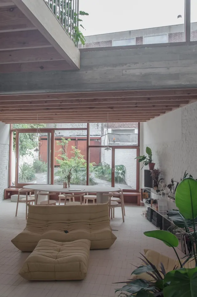 Modern Interior Architecture with Wood Accents