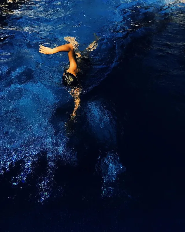 Underwater Human Figure