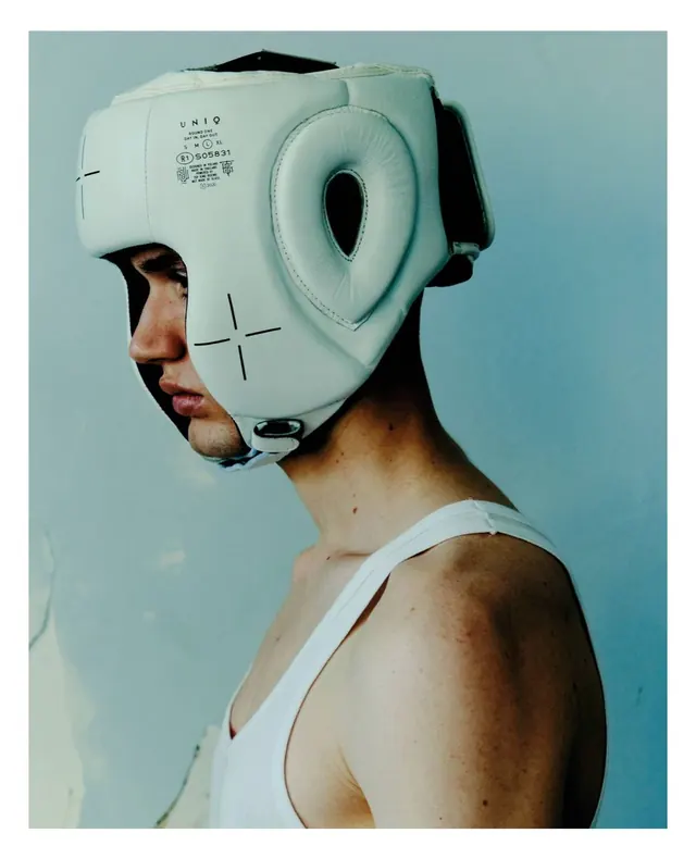 Futuristic Headwear Portrait