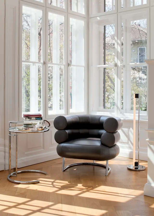 Sunlit Interior with Leather Armchair