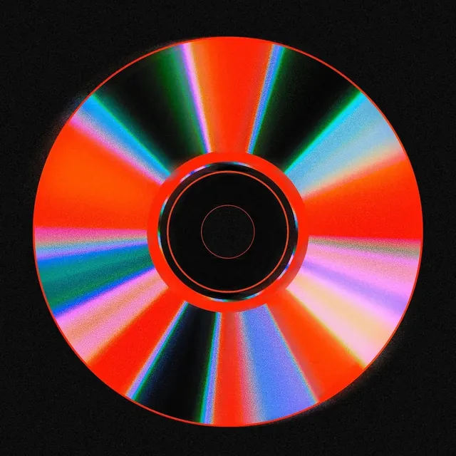 Iridescent CD Disc
