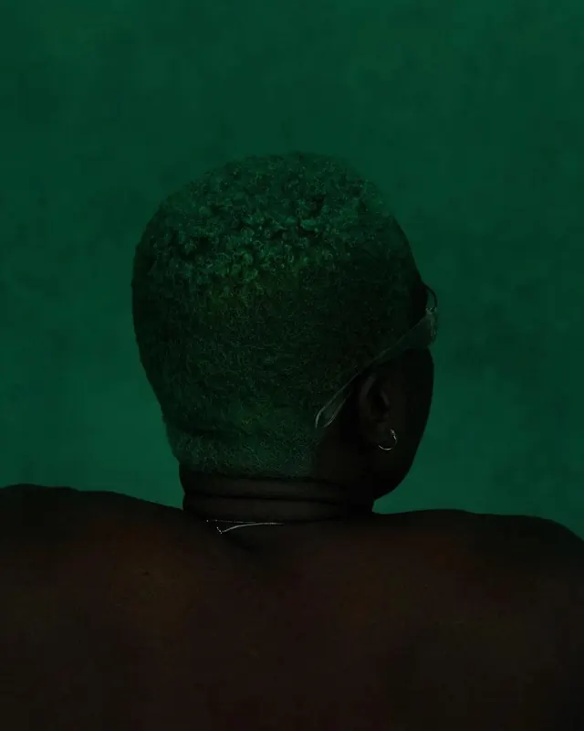 Green Toned Portrait