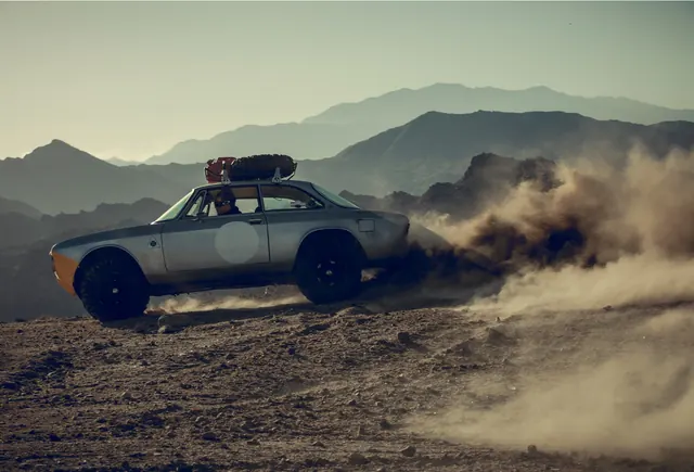 Off-road Vehicle in Desert