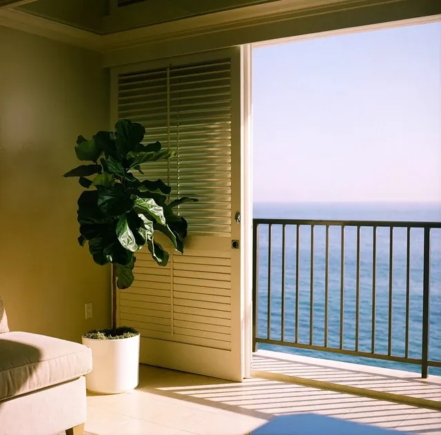 Coastal Interior with Ocean View