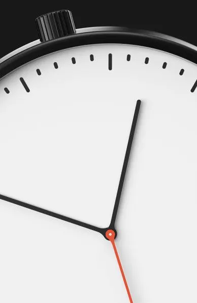 Close-up Stopwatch Face
