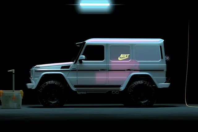SUV Vehicle Studio Shot