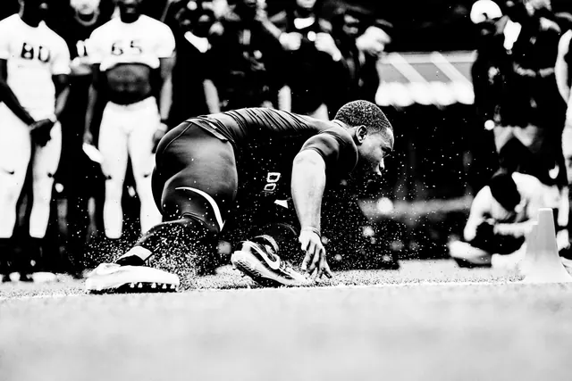 Football Player Action Shot