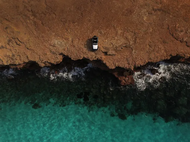Aerial Coastal Landscape