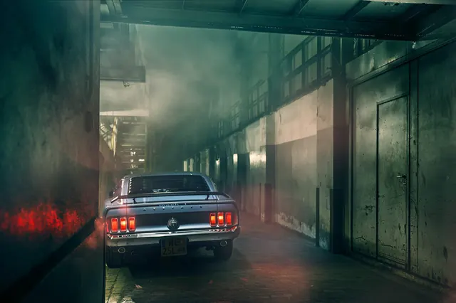 Cinematic Industrial Interior