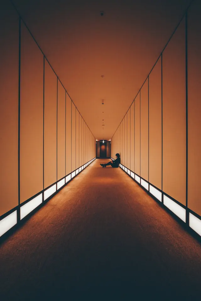 Orange Corridor Perspective