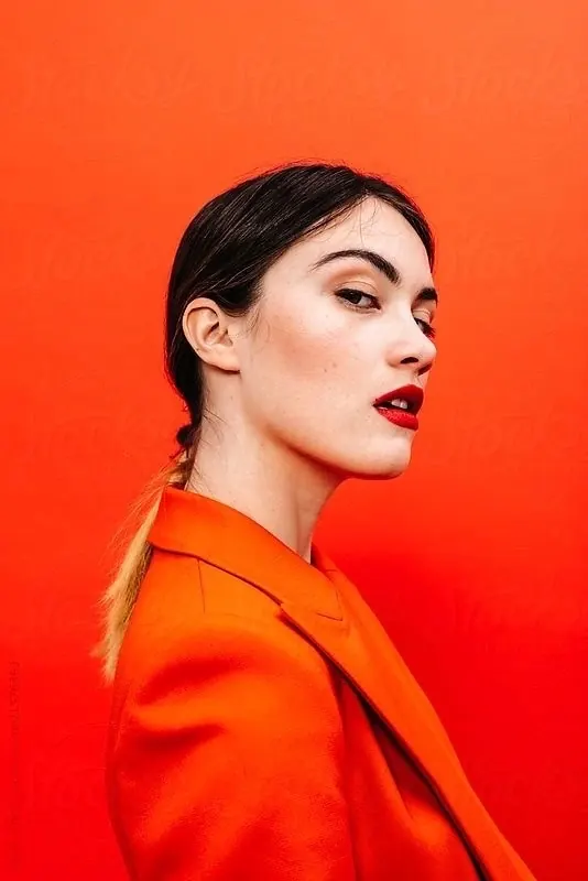 Portrait in Red