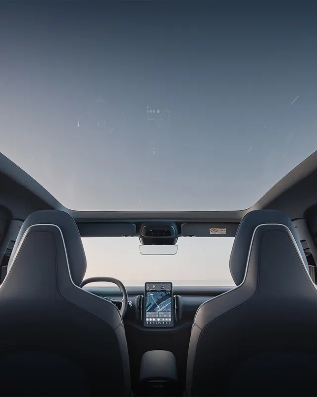Modern Car Interior View