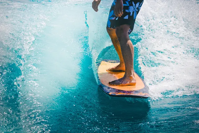 Surfer on a Board