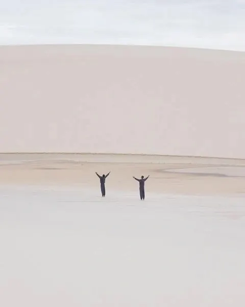 Minimalist Desert Landscape