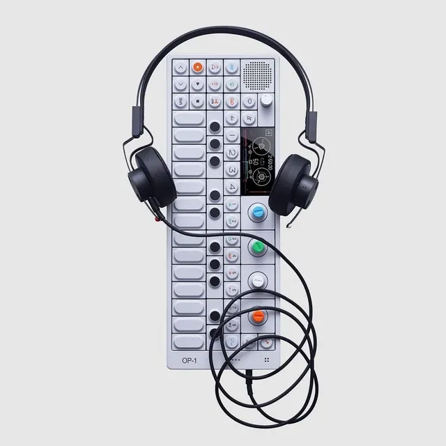 Studio Headphones and Mixer