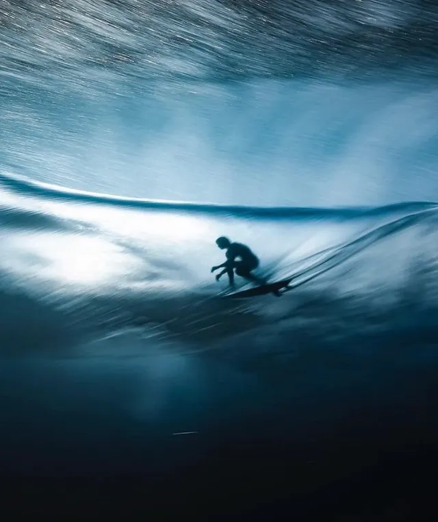 Surfer in Motion
