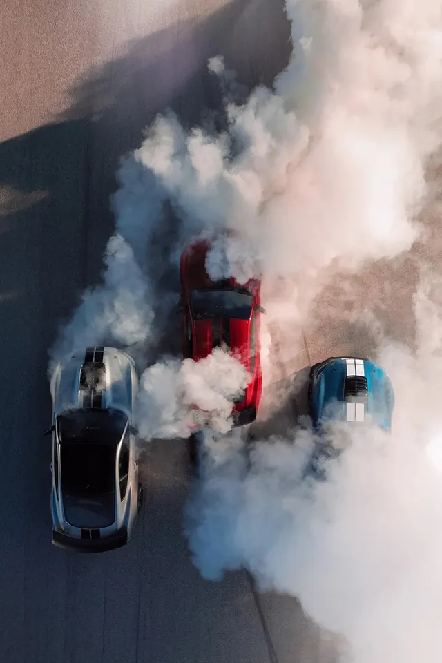 Drifting Car Action Shot