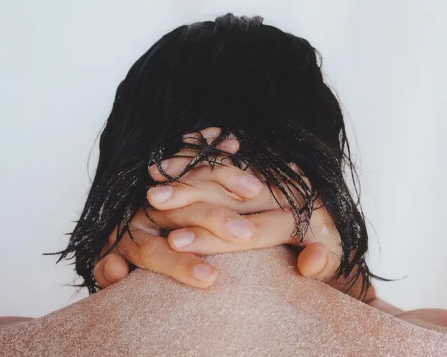 Abstract Portrait with Hands