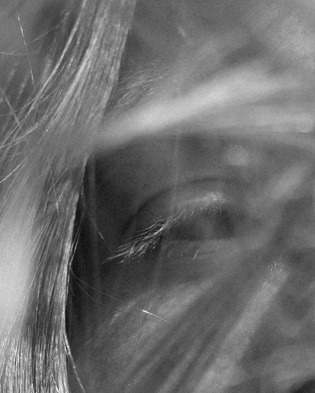 Monochrome Close-up Portrait