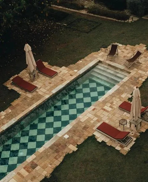 Outdoor Pool and Lounge Area