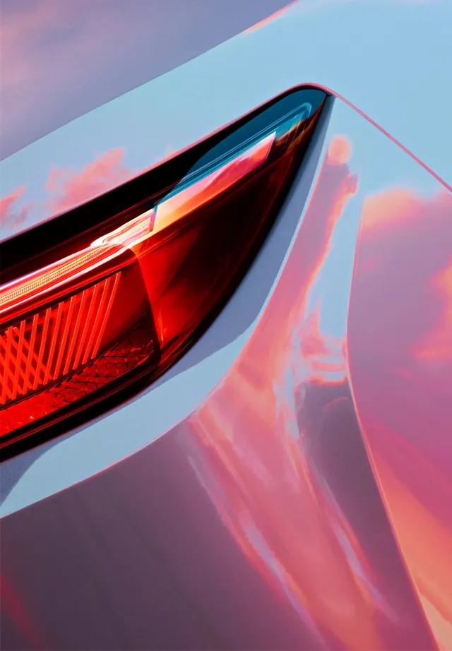 Abstract Automotive Surface Detail