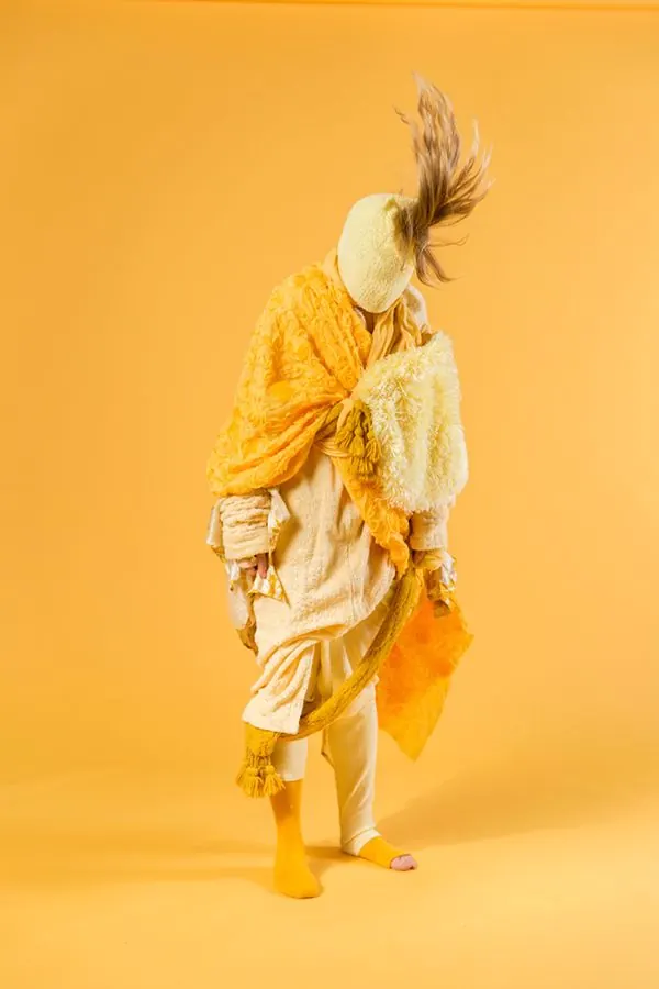 Yellow Tonal Fashion Portrait