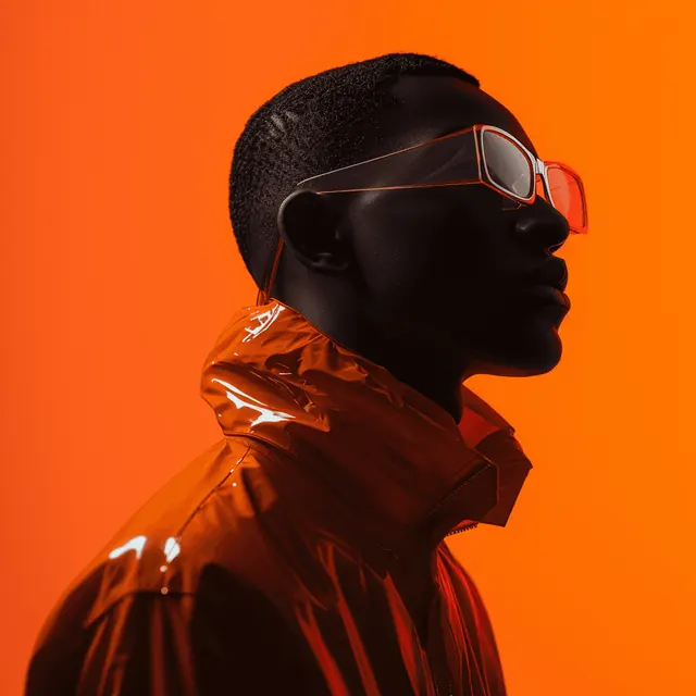 Monochromatic Orange Portrait