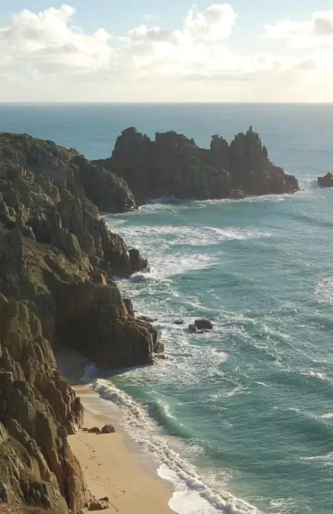 Coastal Cliff and Ocean Landscape