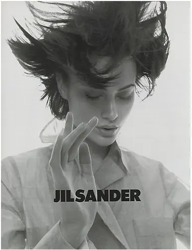 Jil Sander Editorial Portrait, minimal, editorial, monochrome