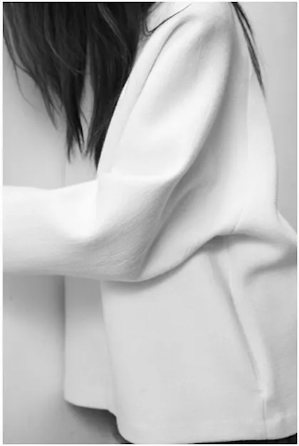 White Blazer Close-up
