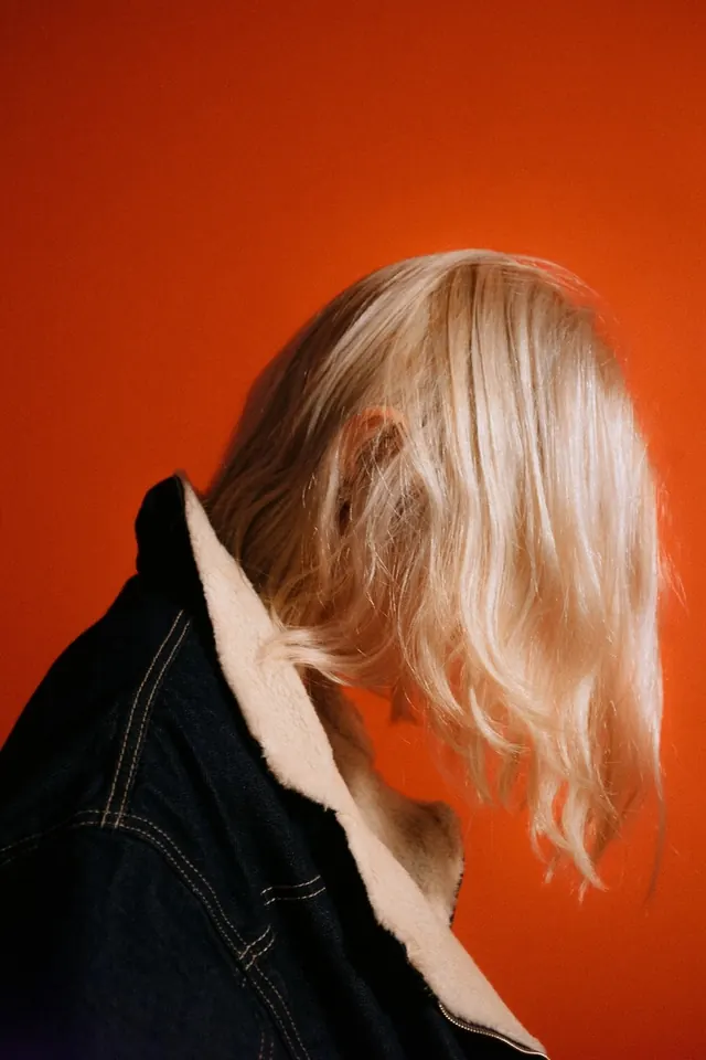 Portrait of a person with blonde hair