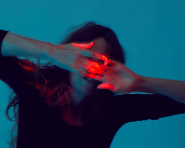 Red Light Portrait