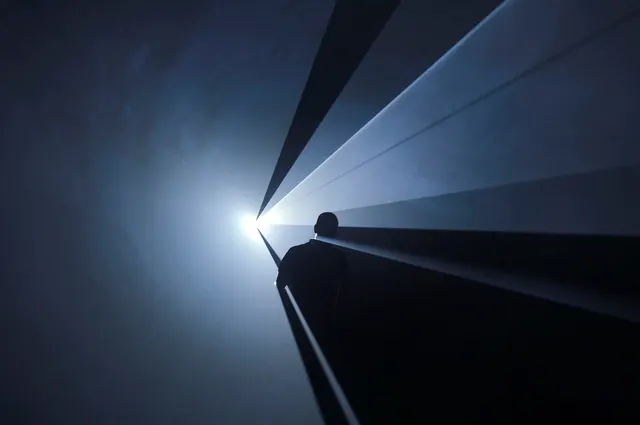 Abstract Light and Shadow Perspective