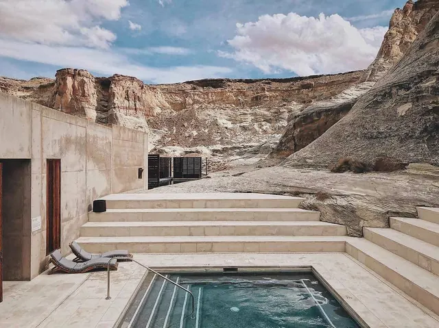 Desert Resort Poolside Architecture