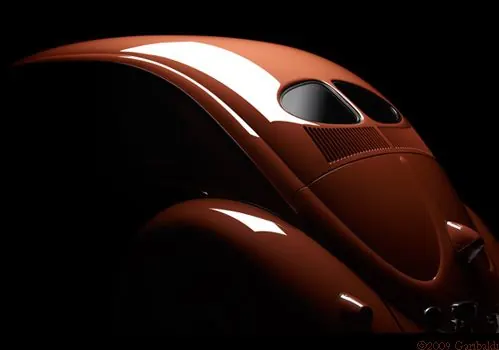 Orange Automotive Close-up