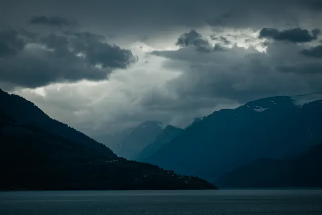 Misty Mountain Landscape