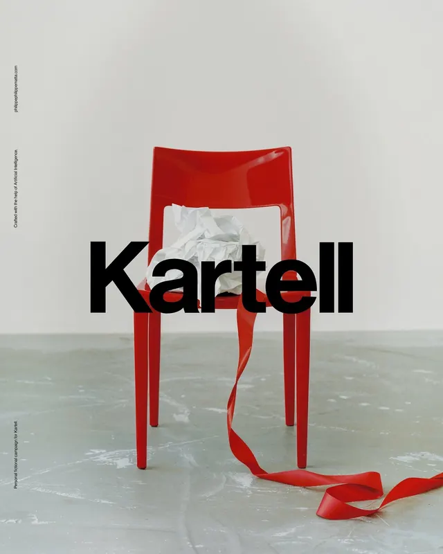 Kartell Red Chair Product Shot
