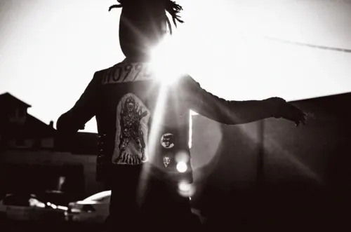 High-Contrast Silhouette Portrait