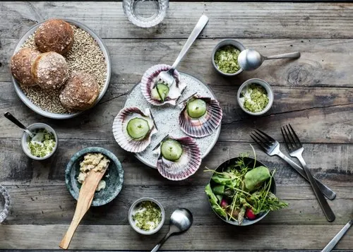 Rustic Food Spread