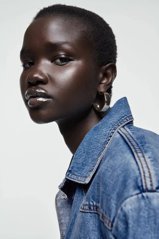 Portrait of a Woman in Denim