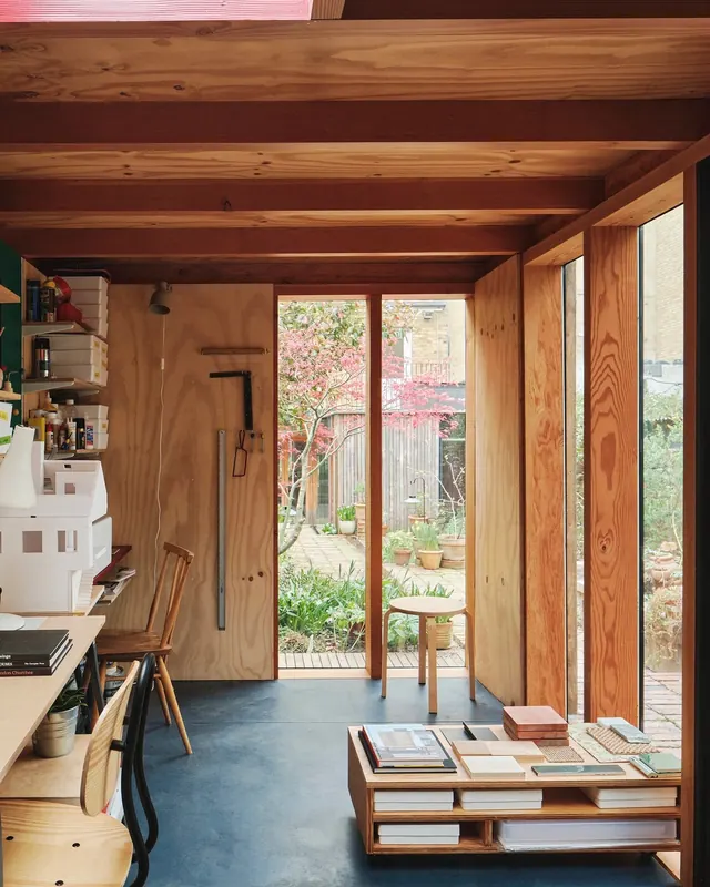 Modern Wood Interior Space