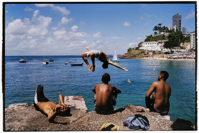 Beach Scene with People