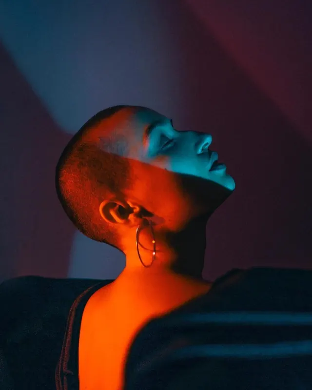 Profile Portrait with Dual Lighting
