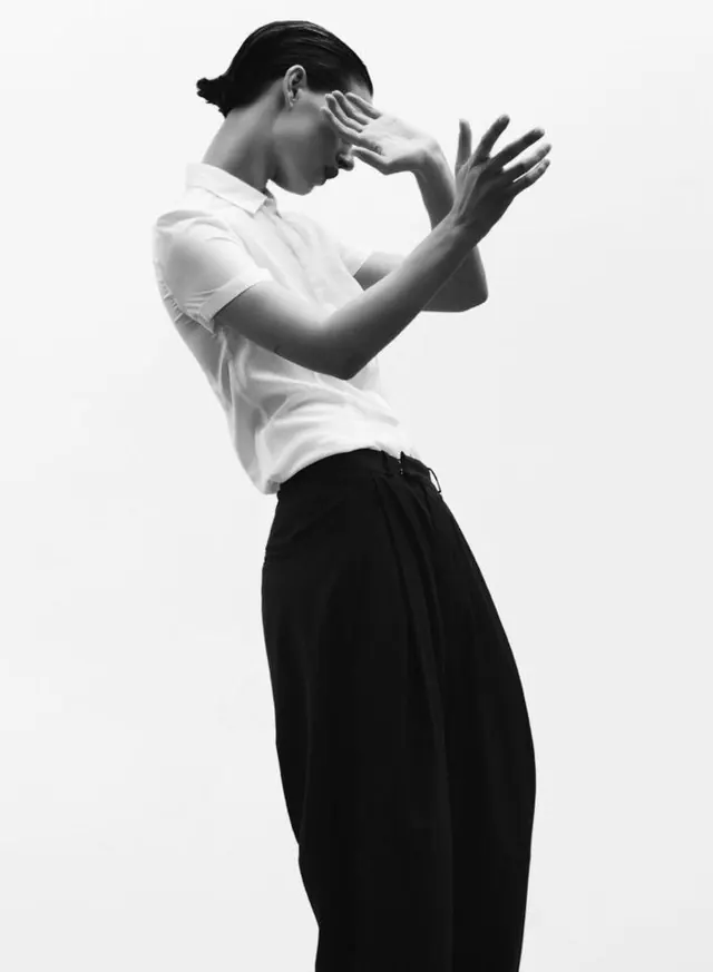 Monochrome Fashion Portrait