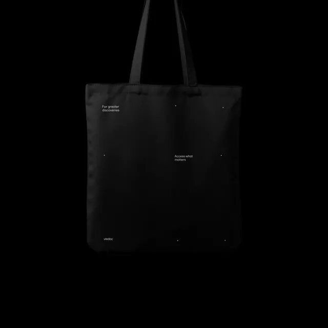 Viedoc minimal black tote bag, minimal, monochrome, dark