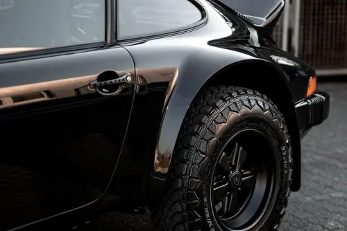 Black SUV Close-up