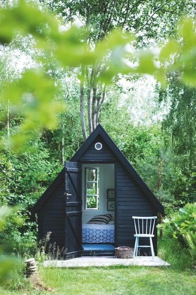 A-frame Cabin in Forest