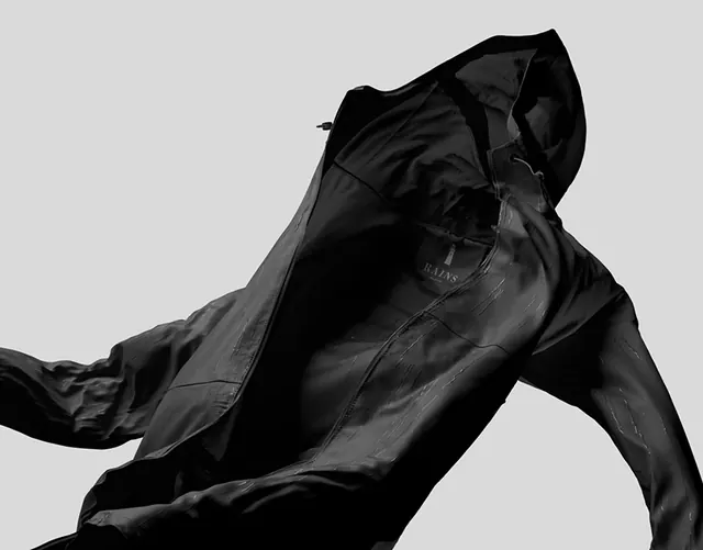 Monochrome Hooded Jacket Photography
