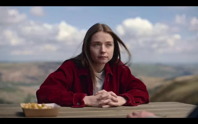 Woman in Red Robe