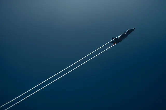 Jet Aircraft in Flight